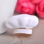 Gold White Chefs Hat Brooch Pin Metal Pendant Fashion Statement Accessories Cook