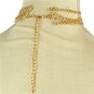Gold SEXY Worded Crystal Choker Trendy Chain Set Bling Rhinestone