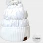 White Fur Pom Pom Style Winter Beanie Hat&Acirc;&nbsp;Fashion Statement Accessories