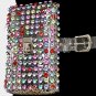 Colorful Crystal Stud Clear FannyPack Waist Belt Purse Bag Fanny