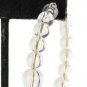 Clear Ball Gold 2.75 Inches Round Hoop Earrings Transparent Fashion Jewelry