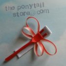 firefly ( bugs / red / white ) hair clip