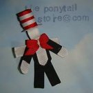 Dr. Seuss ( the cat in the hat ) hair clip