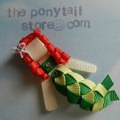 mermaid ( green / light green / sea ) character hair clip