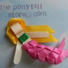 mermaid ( pink / sea ) character hair clip