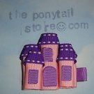 Disney princesses castle (lilac and pink) hair clip accesories