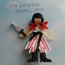 Disney pirate girl Halloween costume with sword hair clip