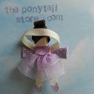 halloween costume lilac ballerina dancer character birthday everyday hair clip