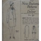 Butterick #1907 Sz 8 Girls Coat/Beret Patterm c. 1920