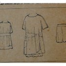 Antique New Idea Pattern #9514Dress/Bloomers Pattern Sz 4 yrs c. 1910