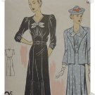 DuBarry #2225 Woman's Dress/Jacket Pattern c. 1935