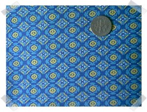 GORGEOUS 1950s 100% COTTON Blue Diamonds 4yds