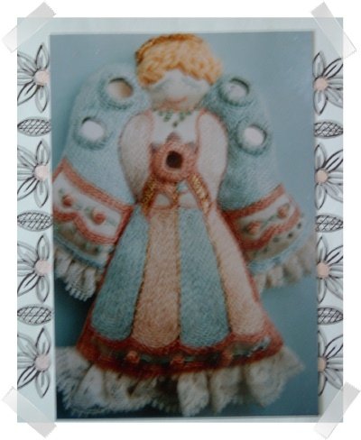 Mirror Embroidery Kit ~ Shsha Angel Ornament