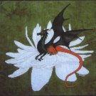 Fire Wing Desgins ~ Dragonfly #2 Cross Stitch on Amazon Velvet