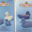 Orange Delights ~ Puddles & Mallard Door Stop