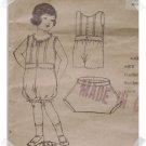 Pictorial Review #6340 4 yrs Childs Underwear