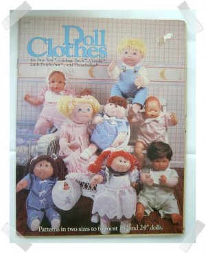 Sewing PATTERN PDF For Cabbage Patch Baby Doll Clothes Diapers and
