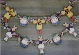 Country Faces Folk Art Tole Pattern ~ Easter