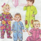 Simplicity #7595 Childs Zip Front Sleepers Sz 2 - 4