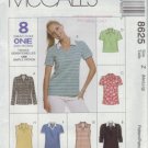 McCalls #8625 Woman's Casual T-Shirt Pattern Sz Med