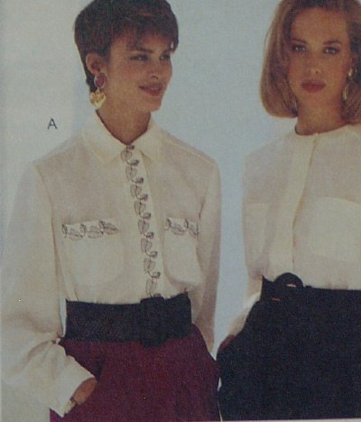 McCalls Nancy Zieman Blouse Pattern #5519 Woman's Size 12