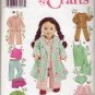 Simplicity #5276 18" Dolls Wardrobe Pattern