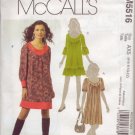 McCalls M5516 Womans Pullover Dress Sz 4-6-8-10-12-14