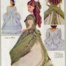 Vogue 7398 Historic Barbie Doll Dresses c.1870 and c.1880