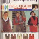 Simplicity 9709 Assorted Vests Sz 26W -32 W