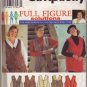 Simplicity 9709 Assorted Vests Sz 26W -32 W