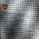 Vintage 100% Cotton Black & White Gingham Check Fabric 6 yds x 36" Wide
