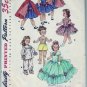 Vintage 1950's Simplicity #1405 19.5" Toni Walker Doll Wardrobe Pattern
