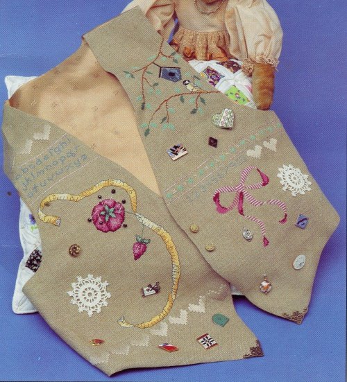 STITCHER'S VEST to Cross Stitch & Sew Pattern from Hollie Designs -