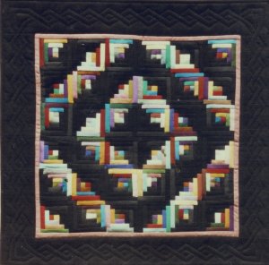 Quilt Pattern ~ Little Log Cabin Miniature Quilt Pattern