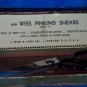 Vintage 1940's Wiss Pinking Shears in Box Model C