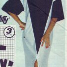 Simplicity#9919 Color Block Print Caftan