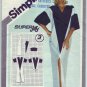 Simplicity#9919 Color Block Print Caftan