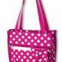 Hot Pink and White Tote