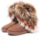 Brown Fur Boots