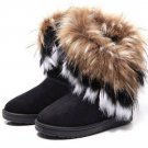 Black Fur Boots