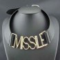 black leather choker necklace