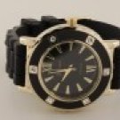 Silicone Strap Gold Epoxy Watch 0001Lwt