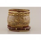 Brown Leopard Print Bangle Bracelet Set 0003b