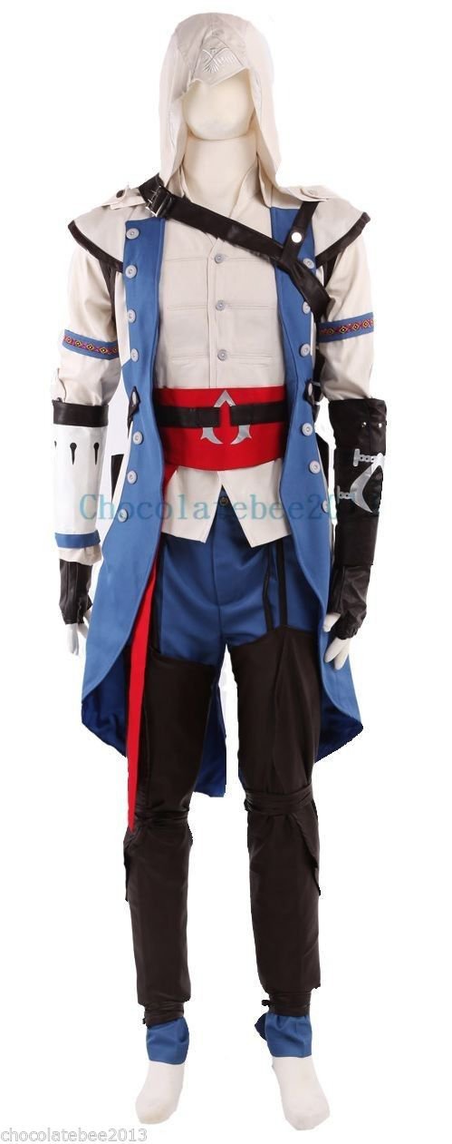Assassin's Creed II EZIO altair anime cosplay costume