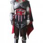 Assassin's Creed 2 II Ezio BLACK Anime Cosplay Costume Luxury Version Any Size