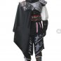 Assassin's Creed 2 II Ezio BLACK Anime Cosplay Costume Luxury Version Any Size