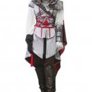 Hallowmas Gift Assassin's Creed II 2 3 Ezio cosplay costume White Luxury Version Any size
