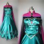 Disney Movies Frozen Snow Queen Princess Anna Elsa Coronation dress cosplay costume Custom made