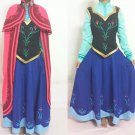 Disney Movies Frozen Snow Queen Princess Anna Elsa cosplay costume Custom made