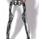 Sexy skeleton print tight leggings